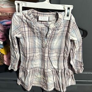 The Children's Place Pastel Plaid Blouse